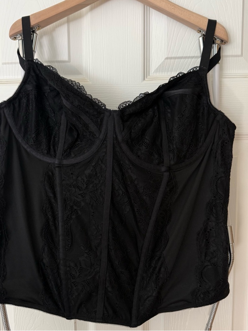 Torrid Black Lace Longline Bustier - Women Intimates - Picture 2 of 11